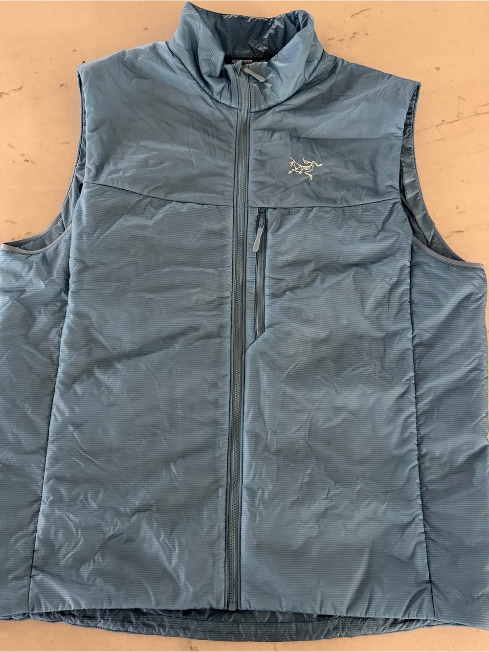 Arc'teryx Nuclei Vest Men's Large Solace Blue Coreloft Atom Ultralight